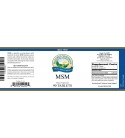 MSM (90 Tabs) label