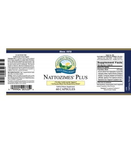 Nattozimes Plus (60 Caps) label