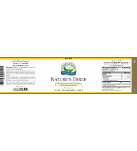 Nature's Three (12 oz.) label