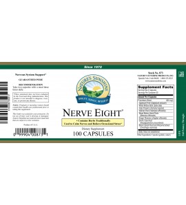 Nerve Eight® (100 Caps) label