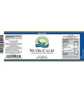 Nutri-Calm® (60 Tabs) label