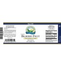 Bilberry Fruit Conc. (60 Tabs) label