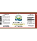 Pau D' Arco (100 Caps) label