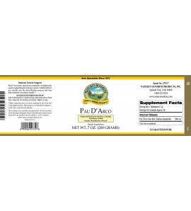 Pau D' Arco Bulk/Tea (7 oz.) label