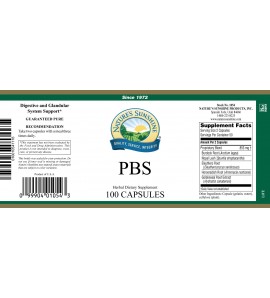 PBS (100 Caps) label