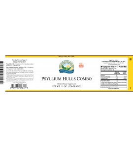 Psyllium Hulls Combination (11 Oz) label