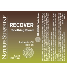 RECOVER Soothing Blend Roll-On (10 ml) label