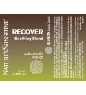 RECOVER Soothing Blend Roll-On (10 ml) label