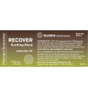 RECOVER Soothing Essential Oil Blend (15 ml) label