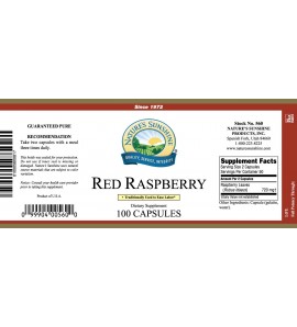 Red Raspberry (100 Caps) label