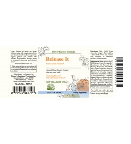 Release It (Vented Grief Formula) (2 Fl Oz) label