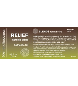 RELIEF Settling Essential Oil Blend (15 ml)