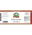Safflowers (100 Caps) label