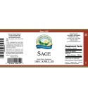 Sage (100 Caps) label