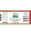 Saw Palmetto (100 Caps) label