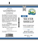 Silver Shield Gel (20 Ppm) (3 oz. Tube) label