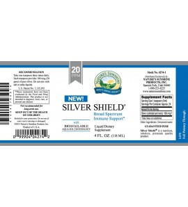 Silver Shield w/Aqua Sol (20 Ppm) (4 fl. oz.) label