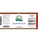Slippery Elm (100 Caps) label