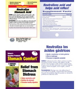 Stomach Comfort Trial Pack (20) label