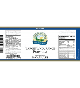 Target Endurance (90 Caps) label